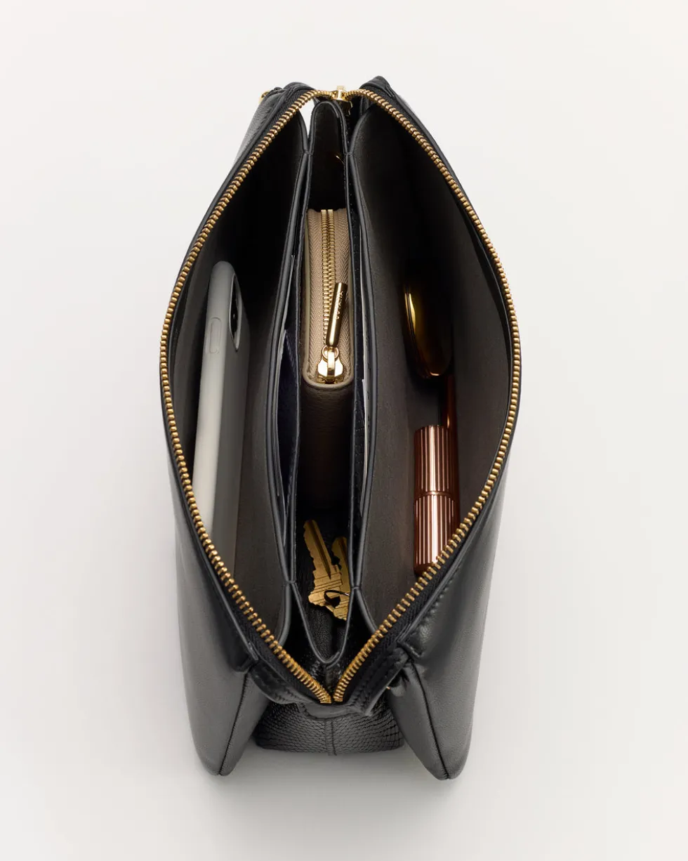 Tria Clutch (Lamb/Snake)