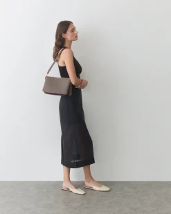 Tria Clutch (Suede/Snake)