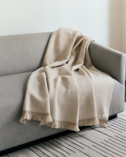 Two-Tone Alpaca Blanket