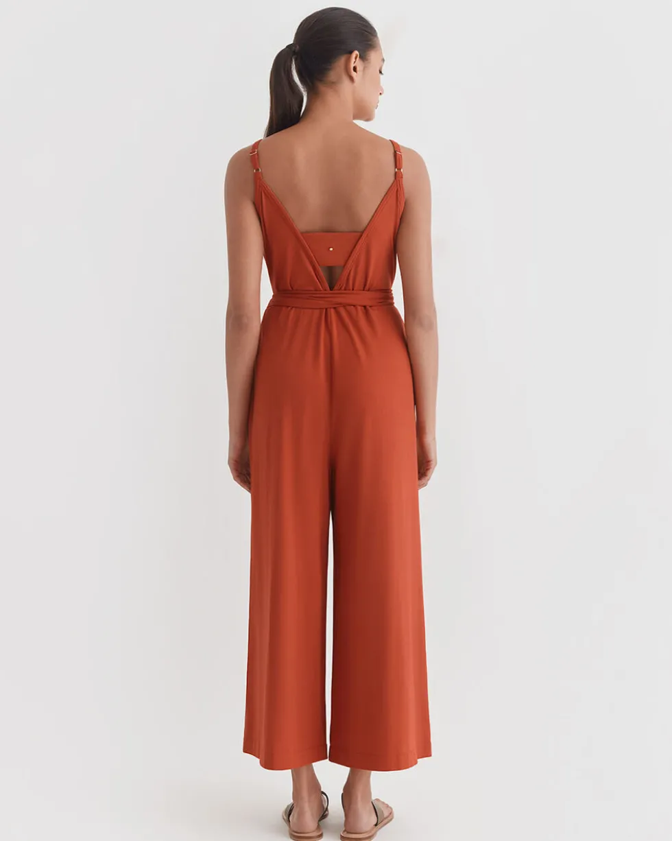 V-Back Jumpsuit