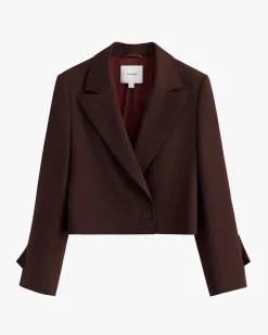 Wool Cropped Blazer