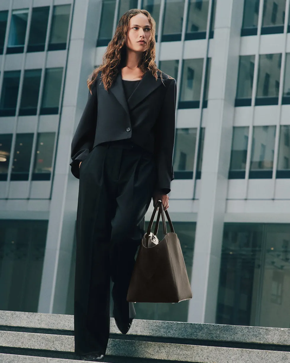 Wool Cropped Blazer