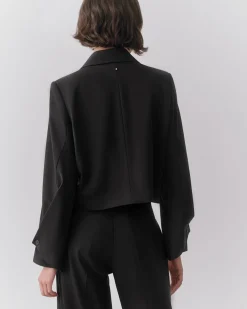Wool Cropped Blazer