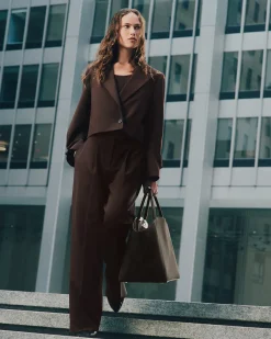 Wool Wide Leg Pant