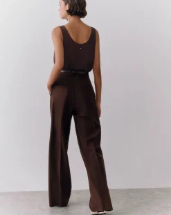 Wool Wide Leg Pant